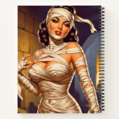 Oude Mumie Pin-up Notitieboek (Achterkant)