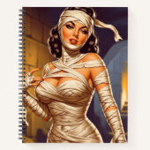 Oude Mumie Pin-up Notitieboek (Voorkant)