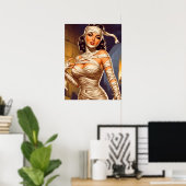 Oude Mumie Pin-up Poster (Thuiskantoor)
