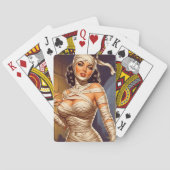 Oude Mummie Pin-up Pokerkaarten (Achterkant)