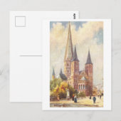 Oude Munster in Bonn, Duitsland Briefkaart (Voorkant / Achterkant)