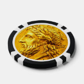 Oude munt poker chips (Enkel)