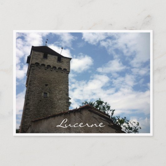 oude muren luzerne briefkaart (Voorkant)