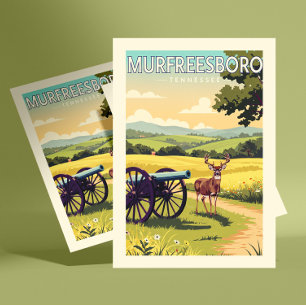 Oude Murfreesboro Tennessee Briefkaart