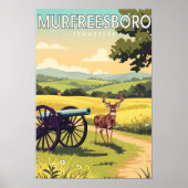 Oude Murfreesboro Tennessee Poster (Voorkant)