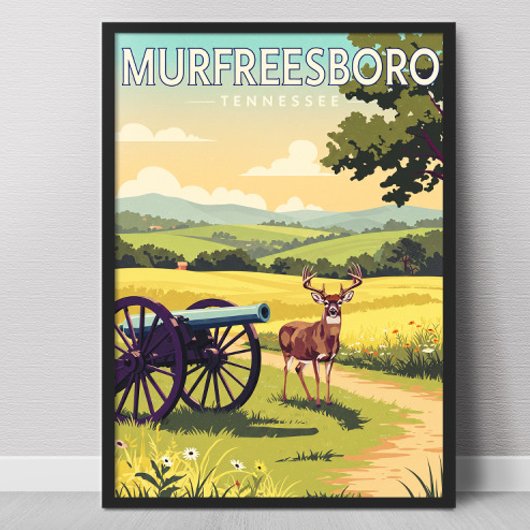 Oude Murfreesboro Tennessee Poster