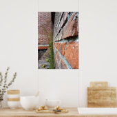 oude muur poster (Keuken)