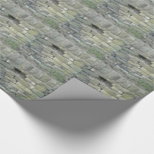 Oude muur, steen, stenen cadeaupapier (Hoek)