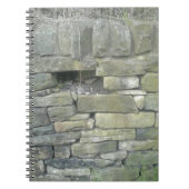 Oude muur, steen, stenen notitieboek (Voorkant)