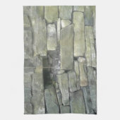 Oude muur, steen, stenen theedoek (Verticaal)