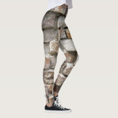 Oude muur van de achtergrond van Ringen Leggings (Rechts)