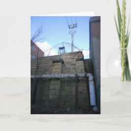 "Oude Muur van Hamm's Brewery"-wenskaart Kaart