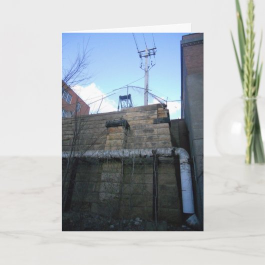 "Oude Muur van Hamm's Brewery"-wenskaart Kaart (Voorkant)