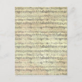 oude muziek briefkaart (Voorkant)