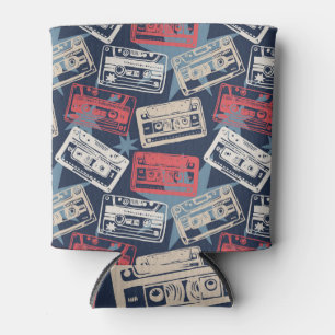 Oude Muziek Cassettes Naadloos Blikjeskoeler