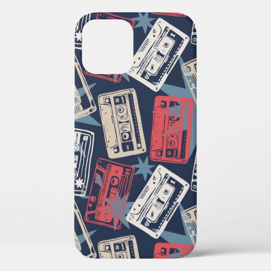Oude Muziek Cassettes  Naadloos Case-Mate iPhone Case (Achterkant)