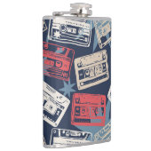 Oude Muziek Cassettes Naadloos Heupfles (Rechts)