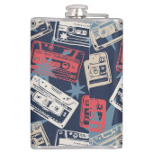Oude Muziek Cassettes Naadloos Heupfles (Achterkant)