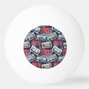 Oude Muziek Cassettes Naadloos Pingpongbal