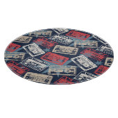 Oude Muziek Cassettes  Naadloos Snijplank (Hoek)