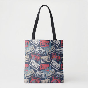 Oude Muziek Cassettes  Naadloos Tote Bag