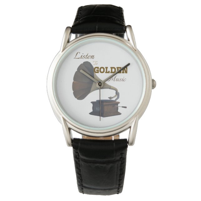 Oude muziek horloge (Voorkant)