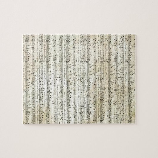 oude muziek legpuzzel (Horizontaal)