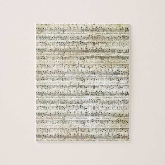 oude muziek legpuzzel (Verticaal)