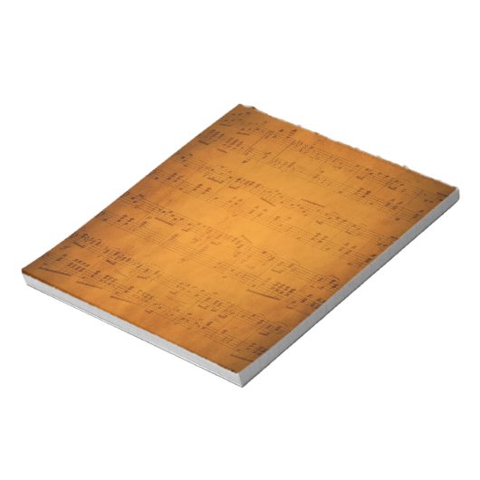 Oude  muziek notitieblok (Linkerzijde)