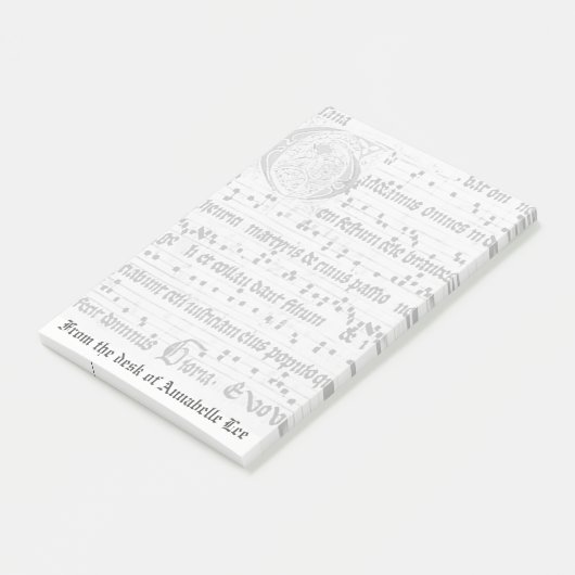 Oude muziek post-it® notes (Schuin)