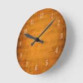 Oude  muziek ronde klok (Hoek)