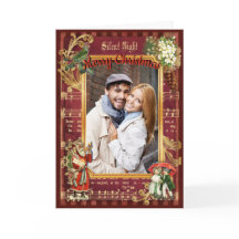 Oude muziekfoto vakantie personaliseren groet