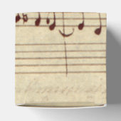 Oude Muzieknoten - Bach-muziekblad Bedankdoosjes (Bovenkant)