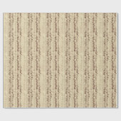 Oude Muzieknoten - Bach-muziekblad Cadeaupapier (Vlak)