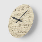 Oude Muzieknoten - Muziekblad voor Chopin Ronde Klok (Hoek)