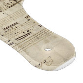 Oude Muzieknoten - Muziekblad voor Chopin Snijplank (Hoek)