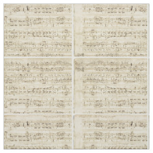 Oude Muzieknoten - Muziekblad voor Chopin Stof