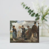Oude muzikant Edouard Manet Briefkaart (Staand voorkant)