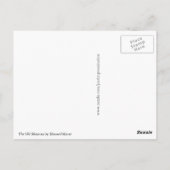 Oude muzikant Edouard Manet Briefkaart (Achterkant)