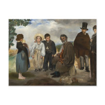 Oude muzikant Edouard Manet