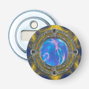 Oude Mysterieuze Tomus van Magische Spreuken & Dra Button Flesopener