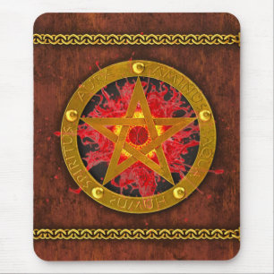 Oude Mysterieuze Tomus van Magische Spreuken & Dra Muismat