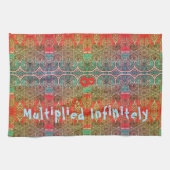 Oude Mystery Tapestry Multiplied Inoneindig Theedoek (Horizontaal)