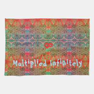 Oude Mystery Tapestry Multiplied Inoneindig Theedoek