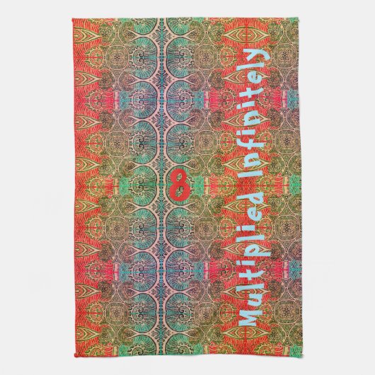 Oude Mystery Tapestry Multiplied Inoneindig Theedoek (Verticaal)