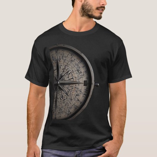 Oude Mystieke Kompas T-shirt (Voorkant)