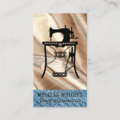 Oude Naaimachine | Stoffen Visitekaartje (Voorkant)