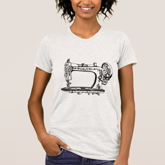 Oude Naaimachine T-shirt (Voorkant)
