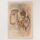 Oude Naaimandje Cottagecore Pastel Legpuzzel (Verticaal)