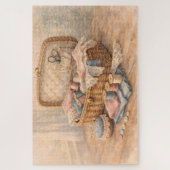 Oude Naaimandje Cottagecore Pastel Legpuzzel (Verticaal)